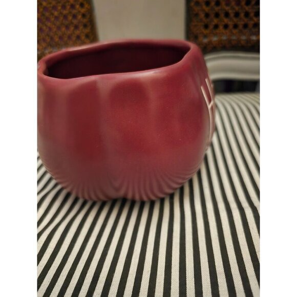 NWT Rae Dunn Fall Thanksgiving Harvest Maroon Coffee Mug Soap Bowl - Picture 6 of 9